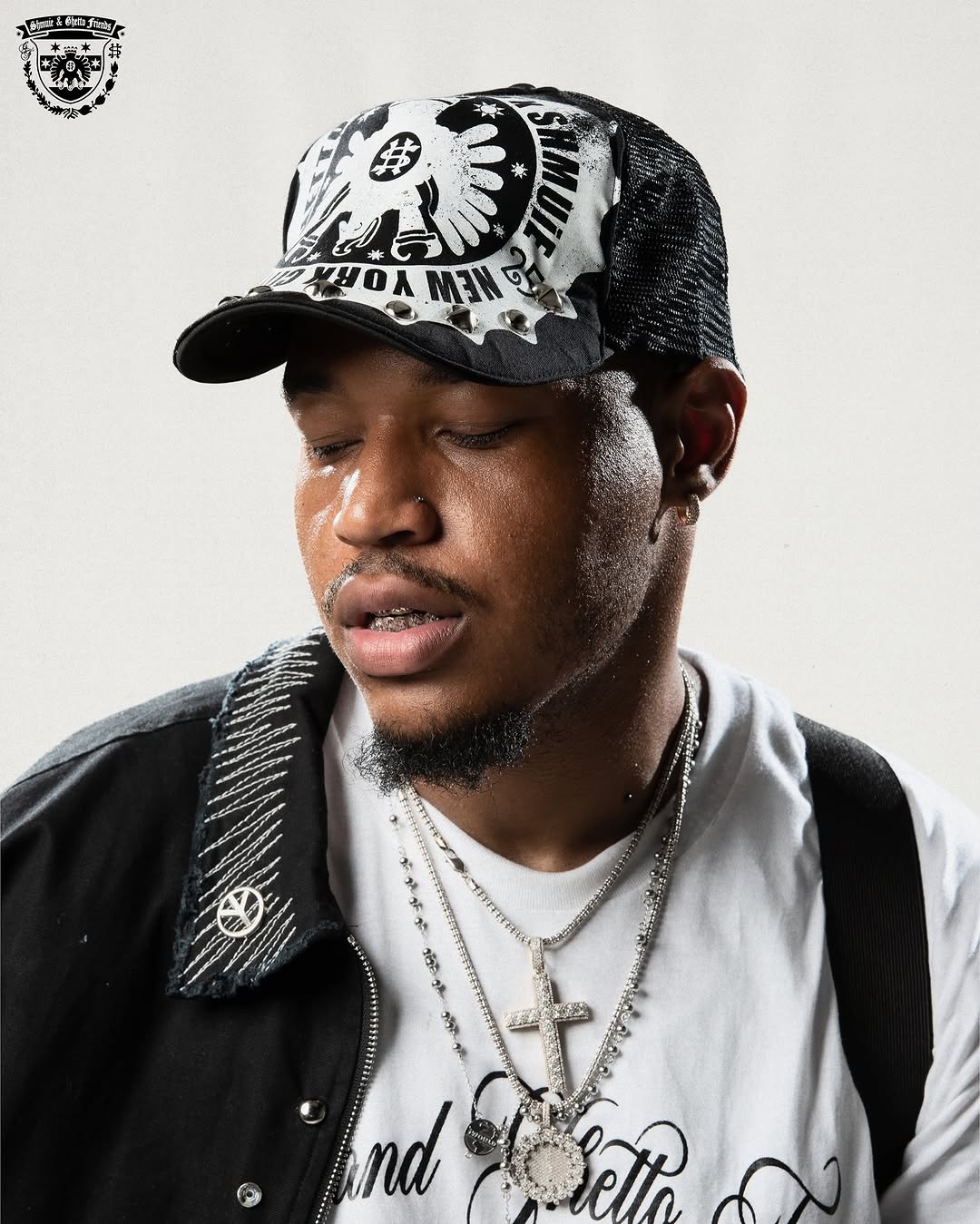 GHETTO FRIENDS X SHMUIE BOTTLE CAP TRUCKER HAT