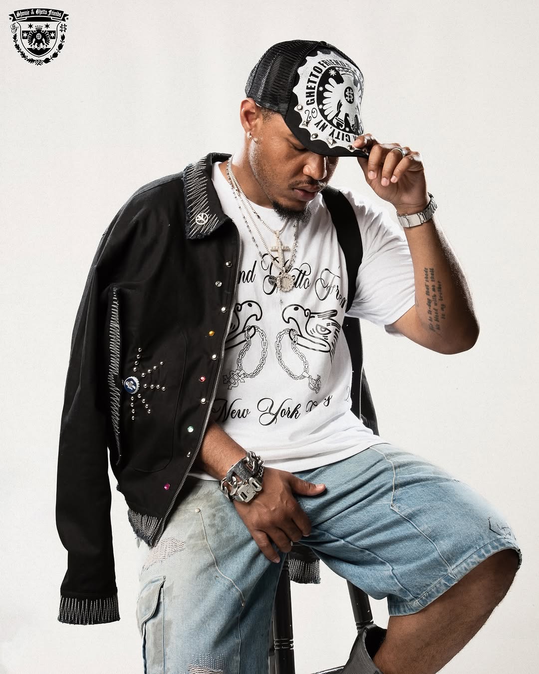 GHETTO FRIENDS X SHMUIE BOTTLE CAP TRUCKER HAT