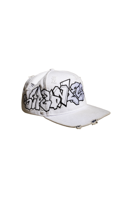 Shmuie Seasonless Graffiti Distressed Hat